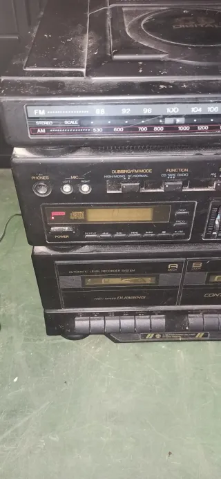 Equipo de música CD y Cassette
