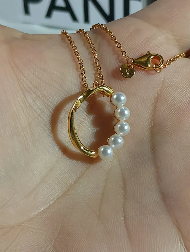 Conjunto Pandora Aro Perlas