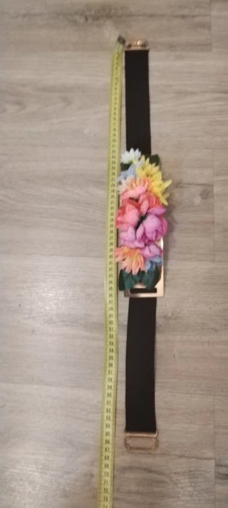 Cinturón elástico de flores