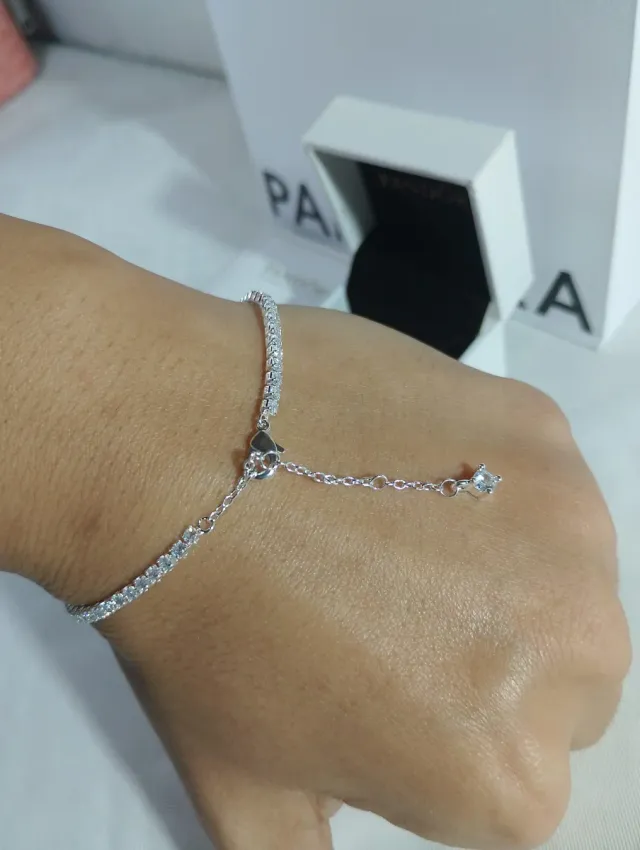 Pulsera Pandora Corazón Azul
