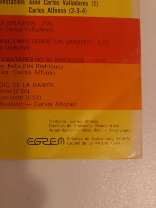 Grupo Sintesis: Aquí Estamos LP 1981 Cuban-Jazz-Fu