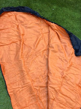 Saco de dormir BO CAMP negro y naranja