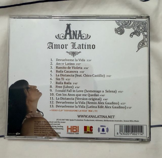 CD Ana - Amor Latino