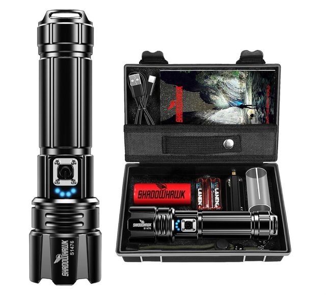 Linterna LED alta potencia 1000Lúmenes