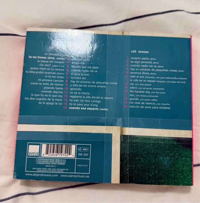 CD Grandes Éxitos 91-04 Alejandro Sanz