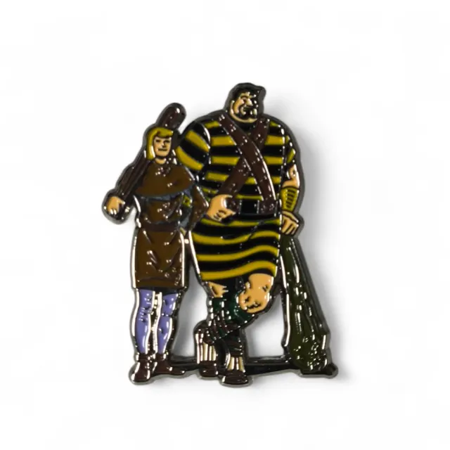 Pin vintage Capitán Trueno y Goliath