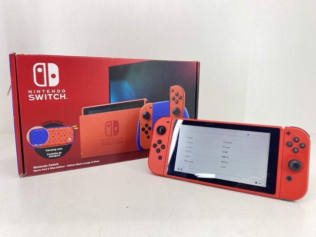 nintendo switch mario red & blue edition