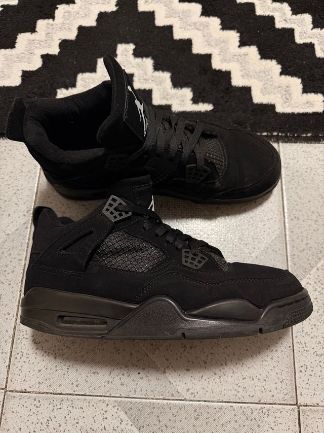 Jordan Retro 4 Zapatillas Negras