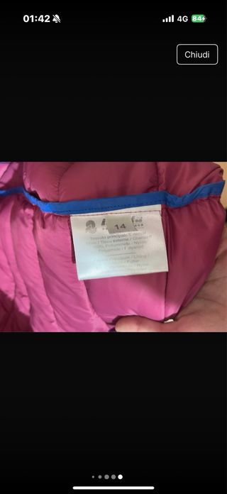 Giubbotto Invicta rosa 14 anni