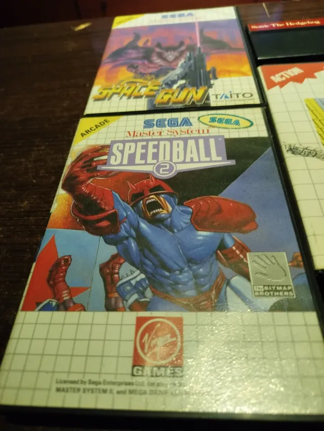 Juegos Sega Master System II: Sonic, Spiderman, et