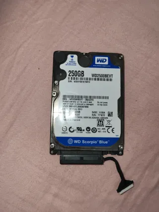 Disco Duro WD 250GB WD2500BEVT