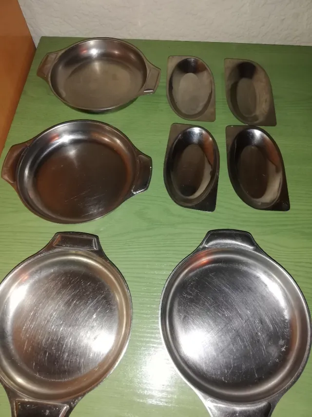 Lote 8 Bandejas AMC Metal