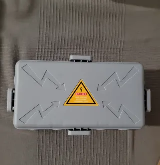 Caja Eléctrica Exterior Gris