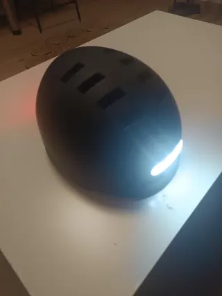 Casco Youin Negro con Luces LED