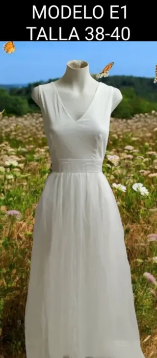LIQUIDACIÓN Vestidos Blancos muy Económicos