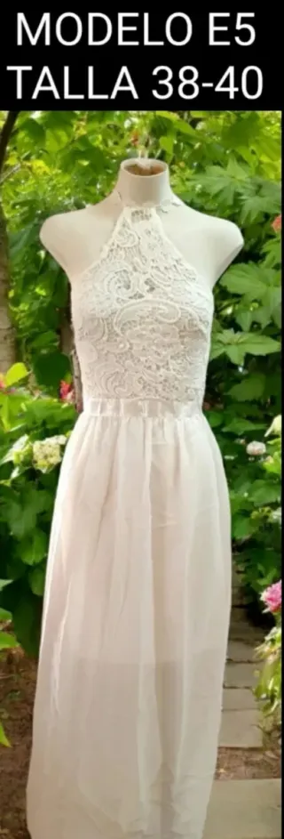 LIQUIDACIÓN Vestidos Blancos muy Económicos