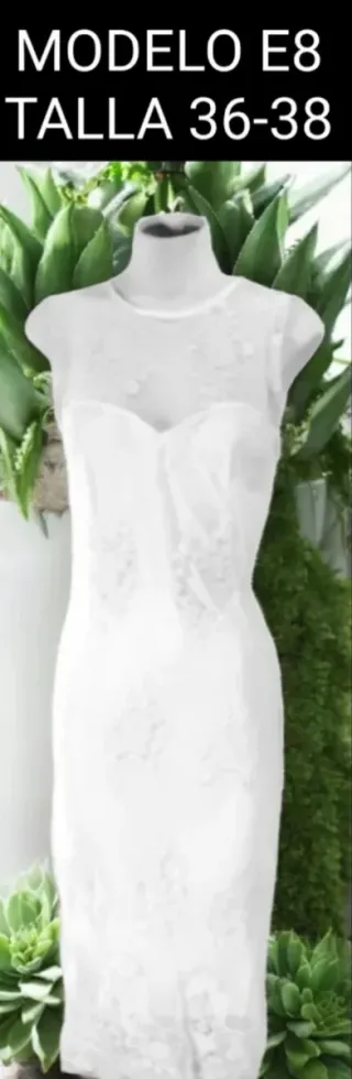 LIQUIDACIÓN Vestidos Blancos muy Económicos