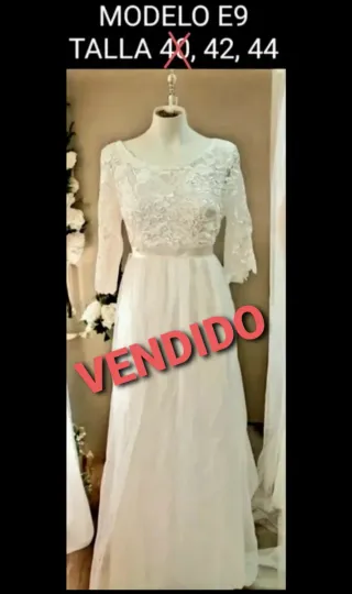 LIQUIDACIÓN Vestidos Blancos muy Económicos