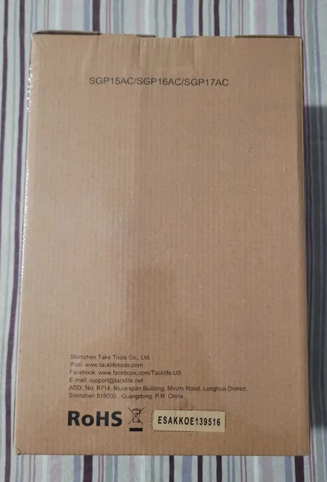 Pulverizador TACKLIFE ASA01C.
(Sin Abrir)