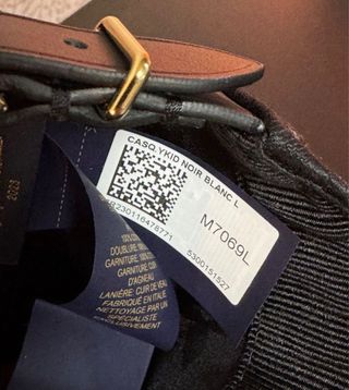 Gorra Louis Vuitton Negra y Blanca