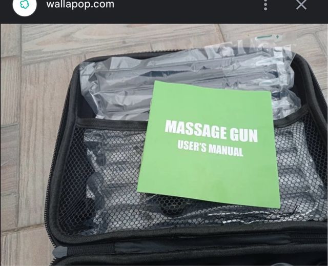 Pistola Masaje Muscular + Manual