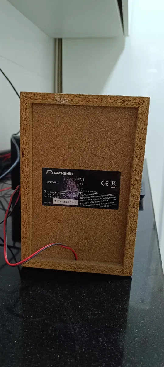 Mini cadena Pioneer negra