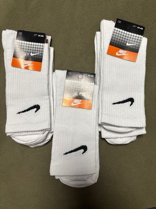 Calcetines Nike Blancos Talla 41-44