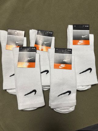 Calcetines Nike Blancos Talla 41-44