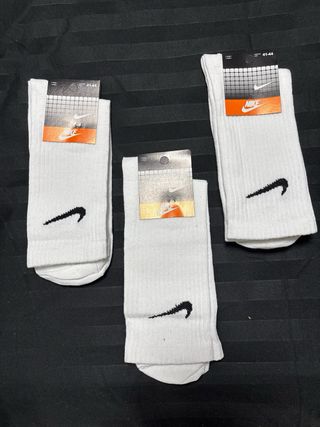 Calcetines Nike Blancos Talla 41-44