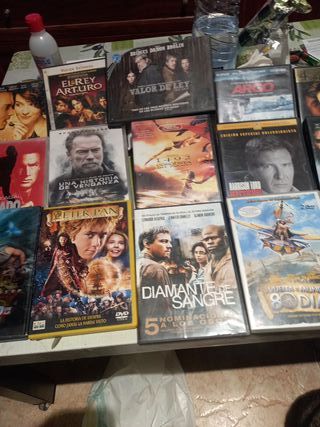 Lote 8 Películas DVD Acción Aventura Fantasía