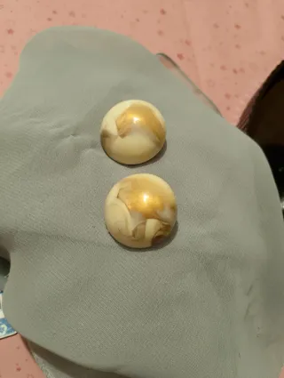 Orecchini vintage champagne