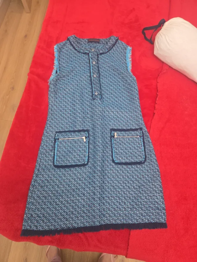 Vestido mini Trussardi azul