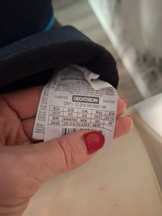 Botas de nieve o agua para niño