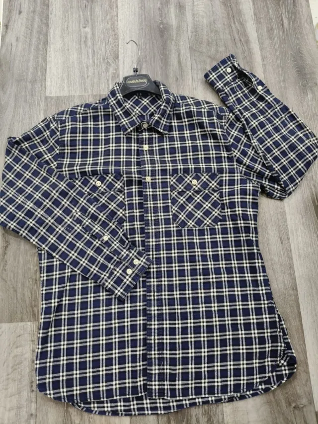 Camicia Uomo Muji Blu Taglia L