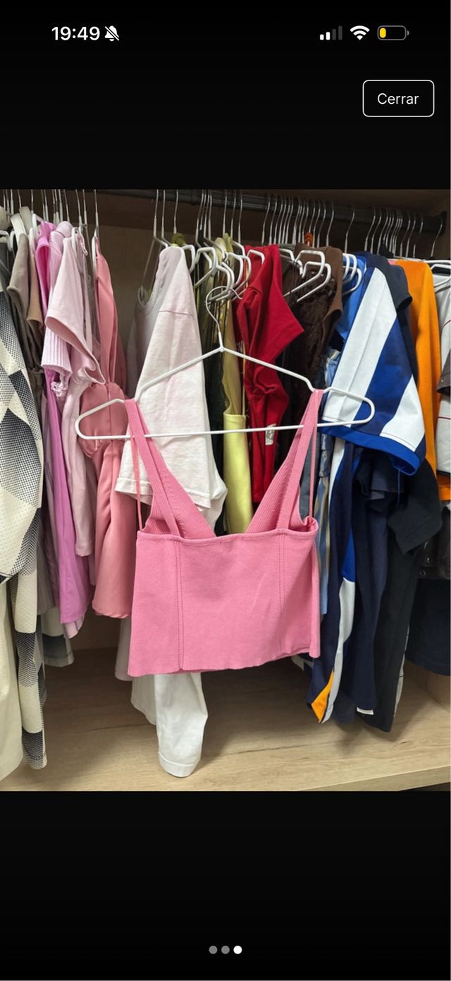 Top Stradivarius Rosa