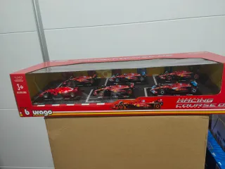 Set 6 Coches F1 Ferrari Escala 1:43 Burago