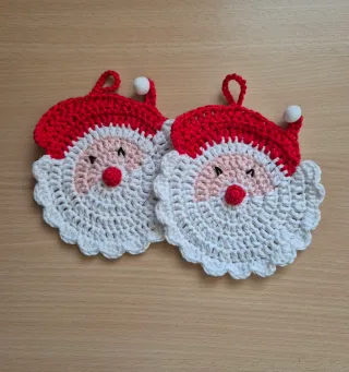 Presine Uncinetto Babbo Natale