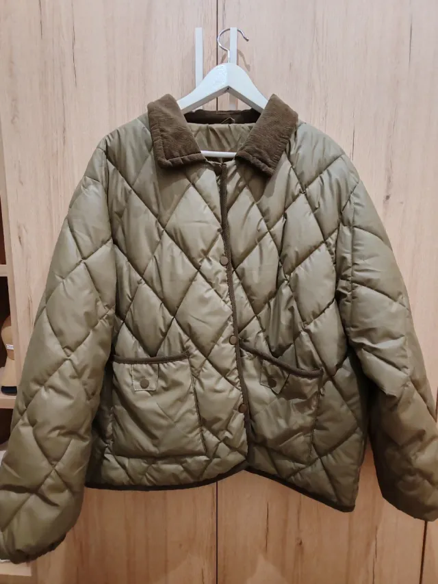 Chaqueta acolchada rombos