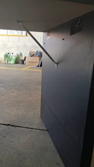 Escritorio Malm IKEA Negro/Marrón