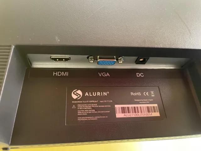 MONITOR 27" ALURIN GAMING NUEVO