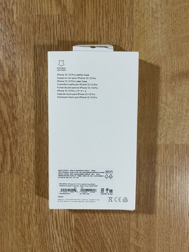 Custodia originale Apple in pelle per iPhone 12/12 Pro