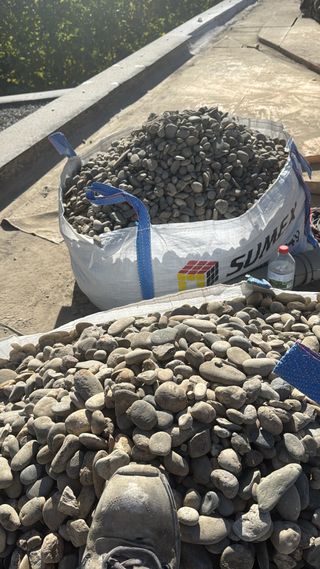 Sacos de piedra de río 1/2 m3