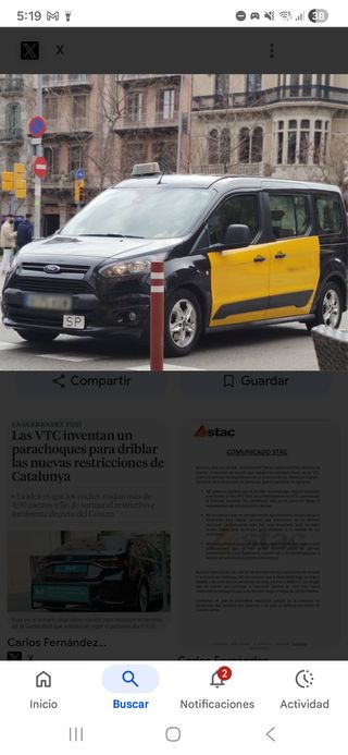 VENDO LICENCIA TAXI DE BARCELONA CON VEHÍCULO