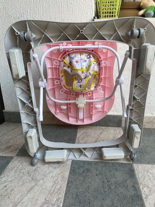 Andador Bebé Plegable Rosa