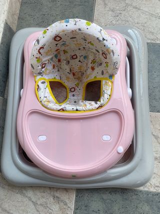 Andador Bebé Plegable Rosa