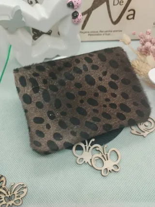 Monedero Piel Animal Print The Genuine Leather