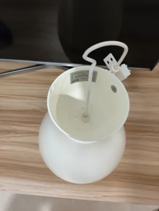 Lámpara Ikea Blanca Plástico