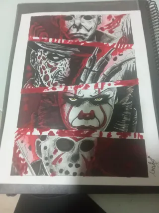 Dibujo Halloween Terror