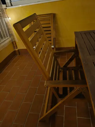 Sillas de exterior madera Ikea