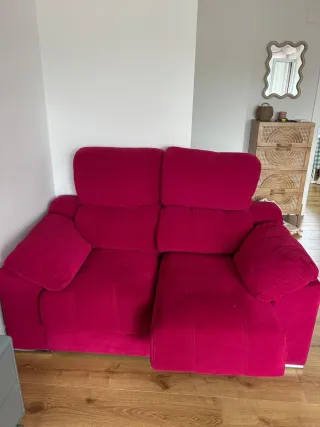 Sofá Muñoz Rosa/Rojo